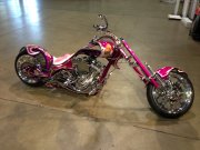 Pink and Purple Custom Chopper